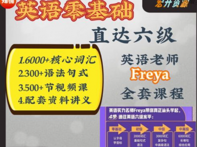 英语零基础直达六级（从头开始学英语）