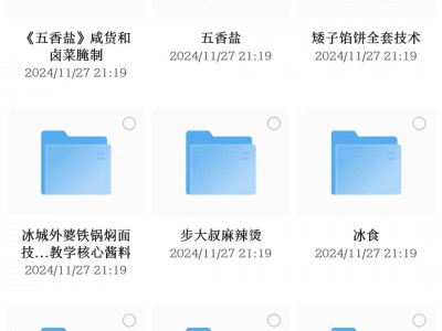 花了2.4万,全部买下来的小吃配方及制作教程,适合小本创业学艺