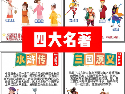 四大名著+各朝文学,文学爱好者必看,涨知识!